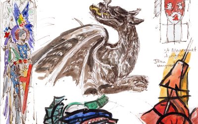 Mindfulness & Sketching Stained Glass