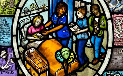 Nursing Life triptych for RCN